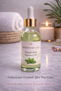 peppermint ingrown hair oil for bikini area and body to soothe irritation and prevent razor bumps after waxing by Smooth Rituals